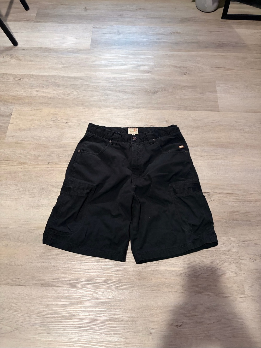 Point Zero Black Men's Cargo Shorts